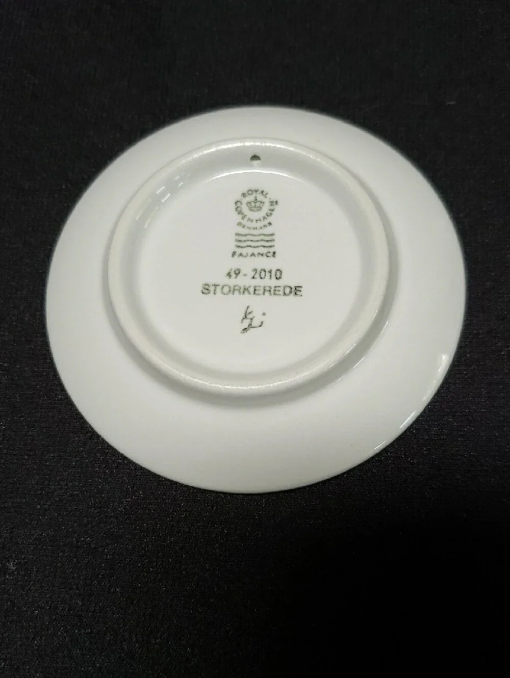Vintage Royal Copenhagen Mini Plate Storkerede Stork's Nest by Kai Lange 49/2010